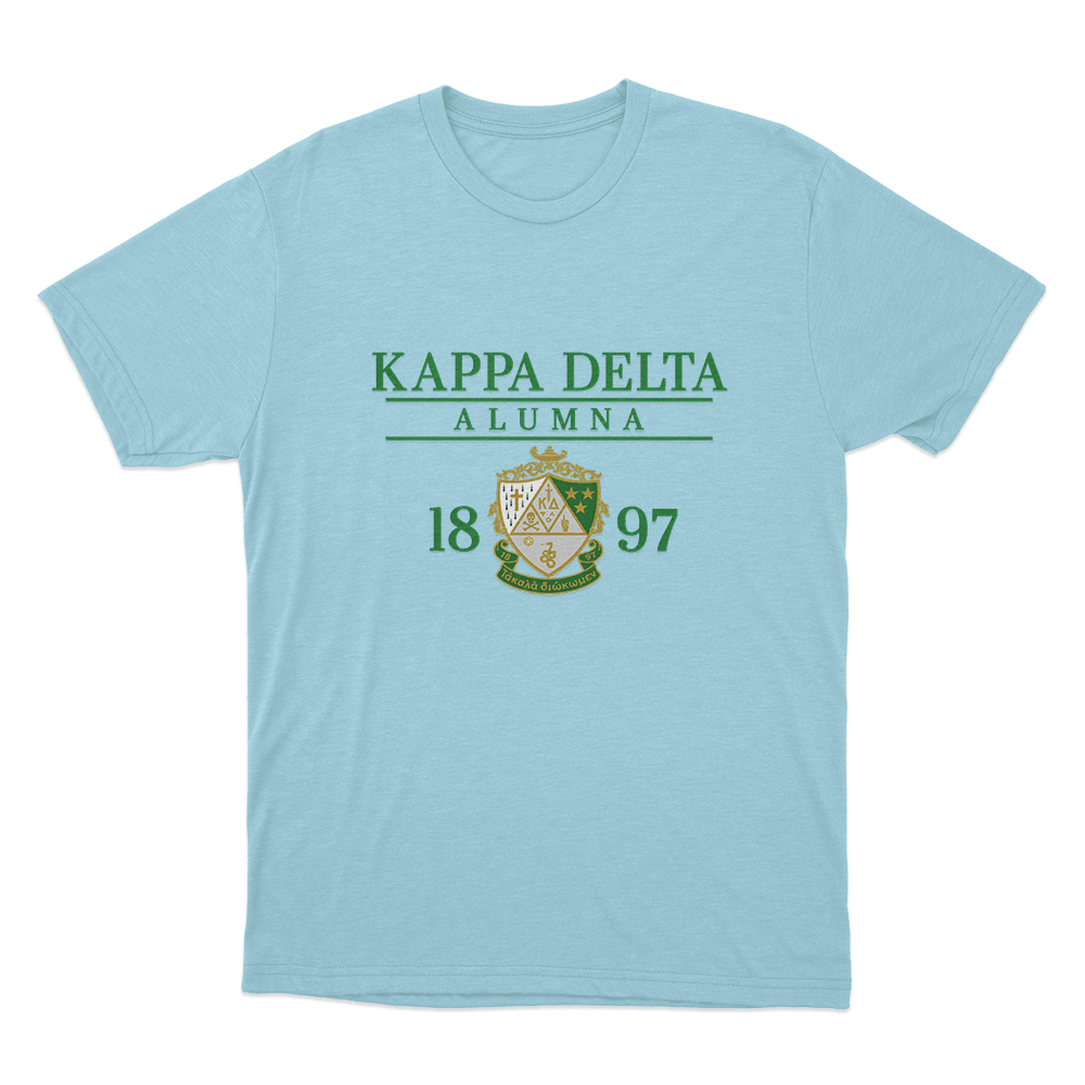 Alumna Unisex T Shirt Sky Blue Alumna Unisex T Shirt Sky Blue