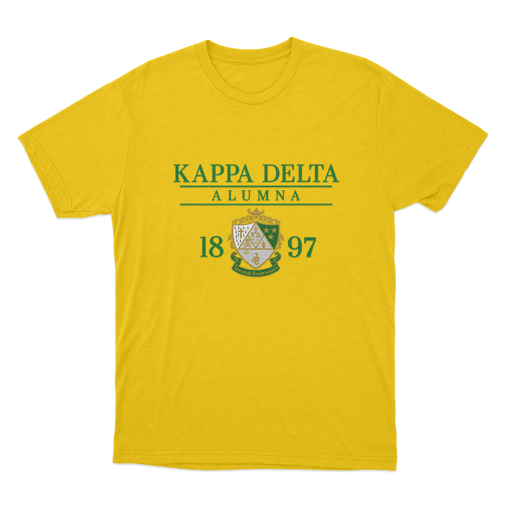 Alumna Unisex T Shirt Yellow Alumna Unisex T Shirt Yellow
