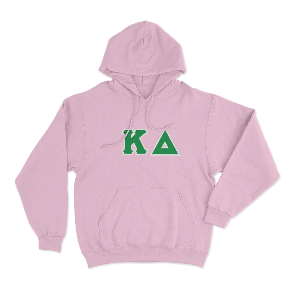 Kappa Delta Classic Lettered Logo Unisex Hoodie Pink Kappa Delta Classic Lettered Logo Unisex Hoodie Pink