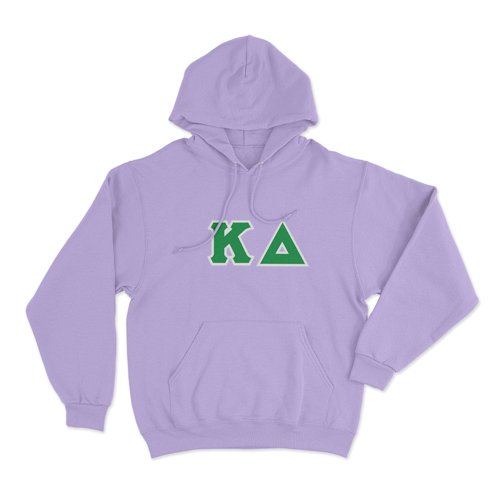Kappa Delta Classic Lettered Logo Unisex Hoodie Purple Kappa Delta Classic Lettered Logo Unisex Hoodie Purple