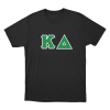 Kappa Delta Classic Lettered Logo Unisex T Shirt Black