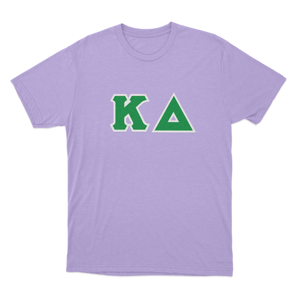 Kappa Delta Classic Lettered Logo Unisex T Shirt Purple Kappa Delta Classic Lettered Logo Unisex T Shirt Purple