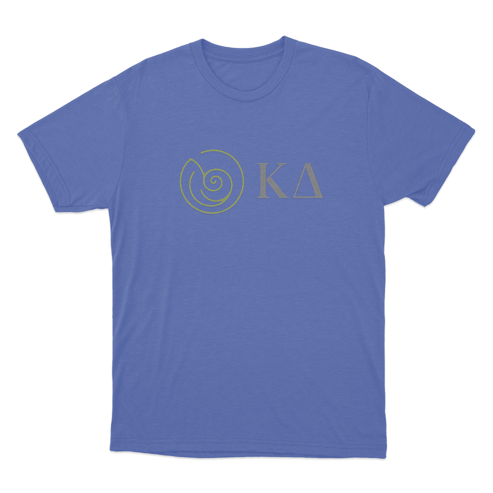 Kappa Delta Classic Logo Unisex T Shirt Blue Kappa Delta Classic Logo Unisex T Shirt Blue