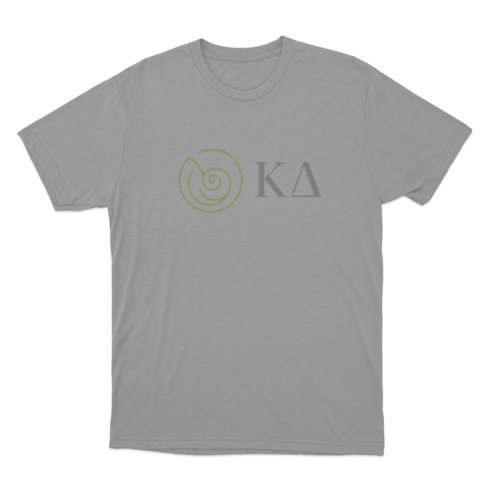 Kappa Delta Classic Logo Unisex T Shirt Grey Kappa Delta Classic Logo Unisex T Shirt Grey