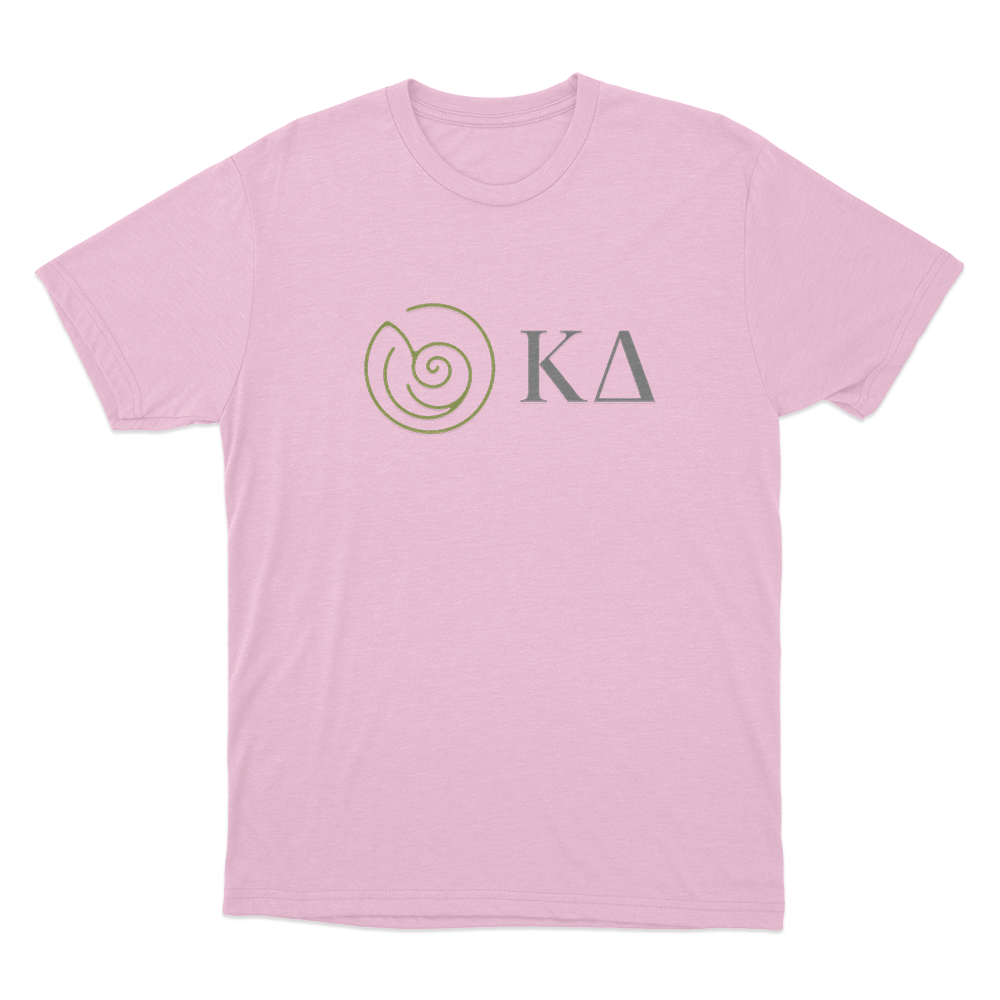 Kappa Delta Classic Logo Unisex T Shirt Pink Kappa Delta Classic Logo Unisex T Shirt Pink