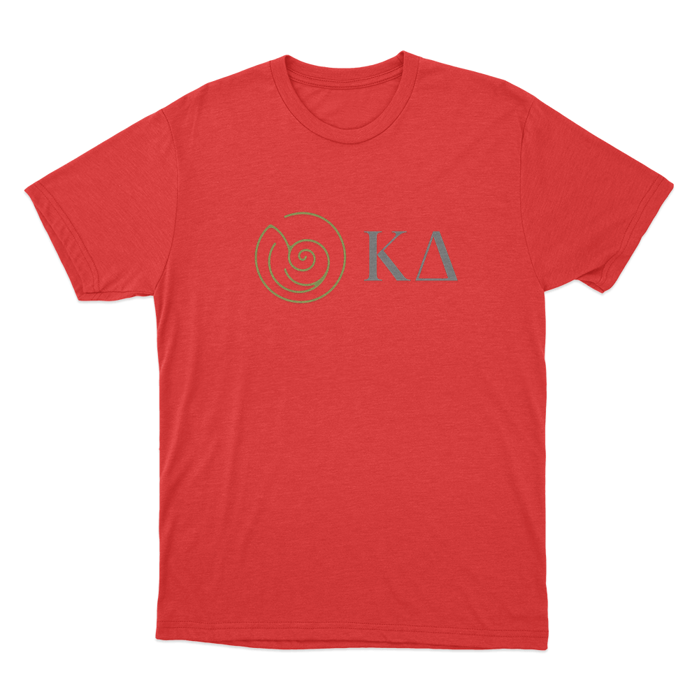 Kappa Delta Classic Logo Unisex T Shirt Red Kappa Delta Classic Logo Unisex T Shirt Red