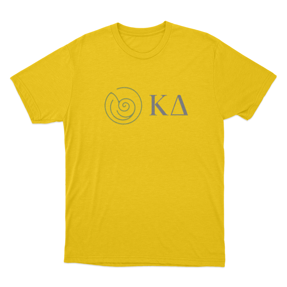 Kappa Delta Classic Logo Unisex T Shirt Yellow Kappa Delta Classic Logo Unisex T Shirt Yellow