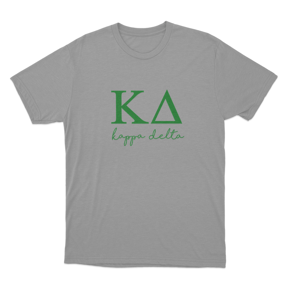 Kappa Delta Logo Unisex T Shirt Grey Kappa Delta Logo Unisex T Shirt Grey