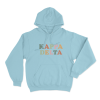 Kappa Delta Pastel Letters Unisex Hoodie Sky Blue